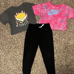 Cat & Jack Black Kids Joggers